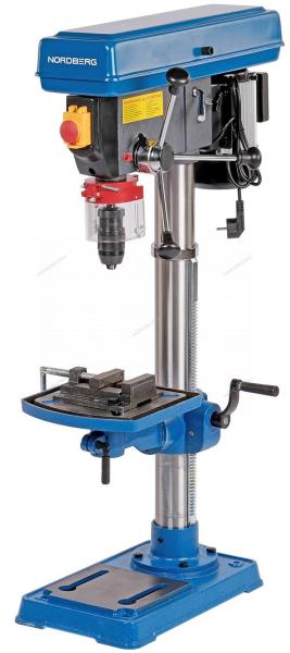 Станок сверлильный с тисками, 600 Вт, 16 мм, 12 скоростей ND1667 Станок сверлильный с тисками, 600 Вт, 16 мм, 12 скоростей ND1667