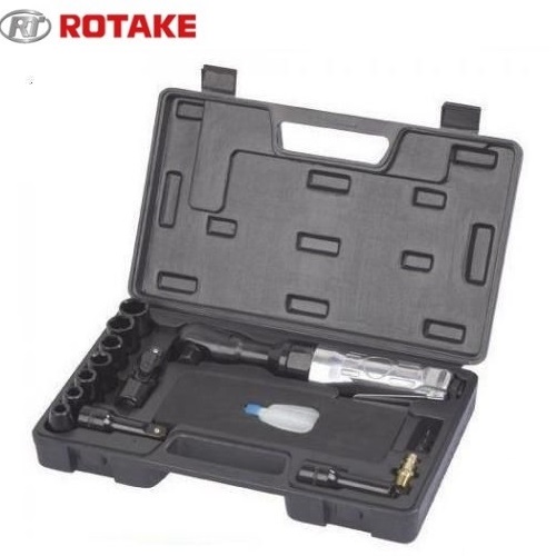 Пневматический прямой гайковерт/трещотка с набором головок RT-5220K Пневматический прямой гайковерт/трещотка с набором головок RT-5220K