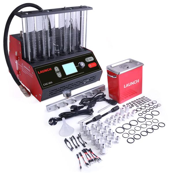 Стенд для тестирования и очистки форсунок Launch CNC-604, для 6-и форсунок Стенд для тестирования и очистки форсунок Launch CNC-604, для 6-и форсунок