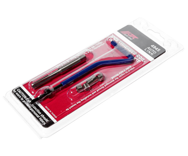 Набор инструментов для восстановления резьбы (вставки М6х1мм L=8.00мм, 5шт) 7 предметов JTC Набор инструментов для восстановления резьбы (вставки М6х1мм L=8.00мм, 5шт) 7 предметов JTC