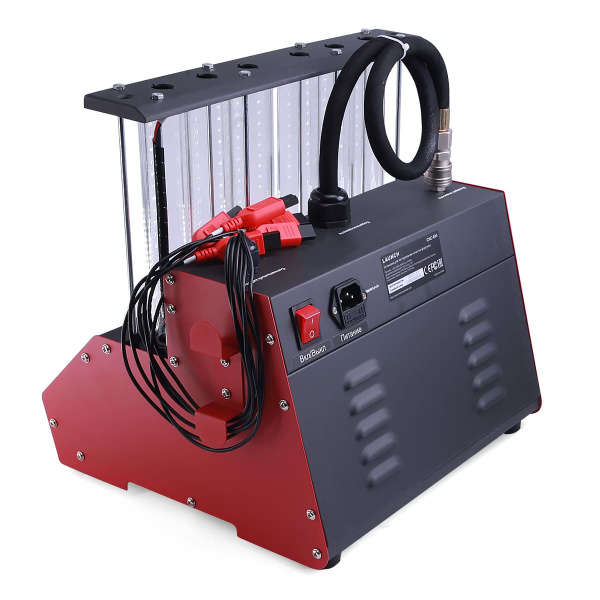 Стенд для тестирования и очистки форсунок Launch CNC-604, для 6-и форсунок Стенд для тестирования и очистки форсунок Launch CNC-604, для 6-и форсунок