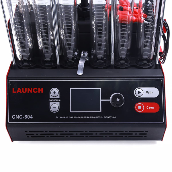 Стенд для тестирования и очистки форсунок Launch CNC-604, для 6-и форсунок Стенд для тестирования и очистки форсунок Launch CNC-604, для 6-и форсунок