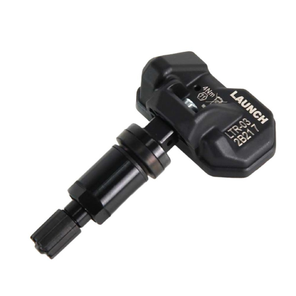 Датчик TPMS Launch LTR-03, 433МГц + 315МГц, зажимной, программ., универсальный, металл., черный Датчик TPMS Launch LTR-03, 433МГц + 315МГц, зажимной, программ., универсальный, металл., черный