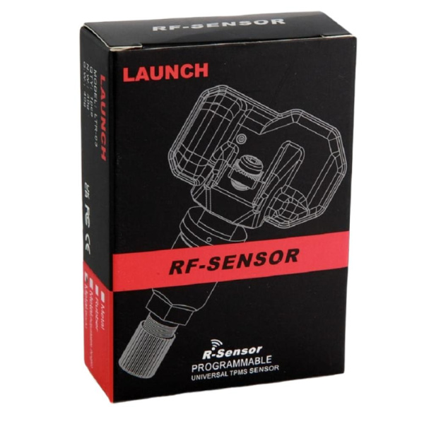 Датчик TPMS Launch LTR-03, 433МГц + 315МГц, зажимной, программ., универсальный, металл., серебро Датчик TPMS Launch LTR-03, 433МГц + 315МГц, зажимной, программ., универсальный, металл., серебро