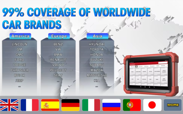Сканер диагностический Launch CRP919X BT (онлайн) Сканер диагностический Launch CRP919X BT (онлайн)